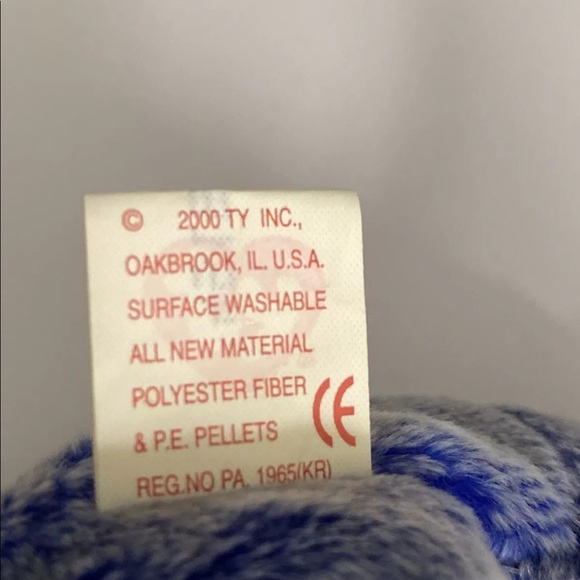 Beanie Baby Periwinkle - Picture 8 of 10